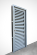 Plain Steel Door | With Full Louver – ADA Steel Door Manufacturing Inc