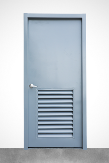 Plain Steel Door | With Half Bottom Louver