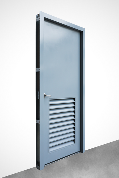 Plain Steel Door | With Half Bottom Louver