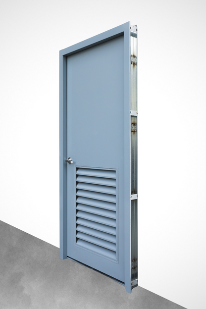 Plain Steel Door | With Half Bottom Louver