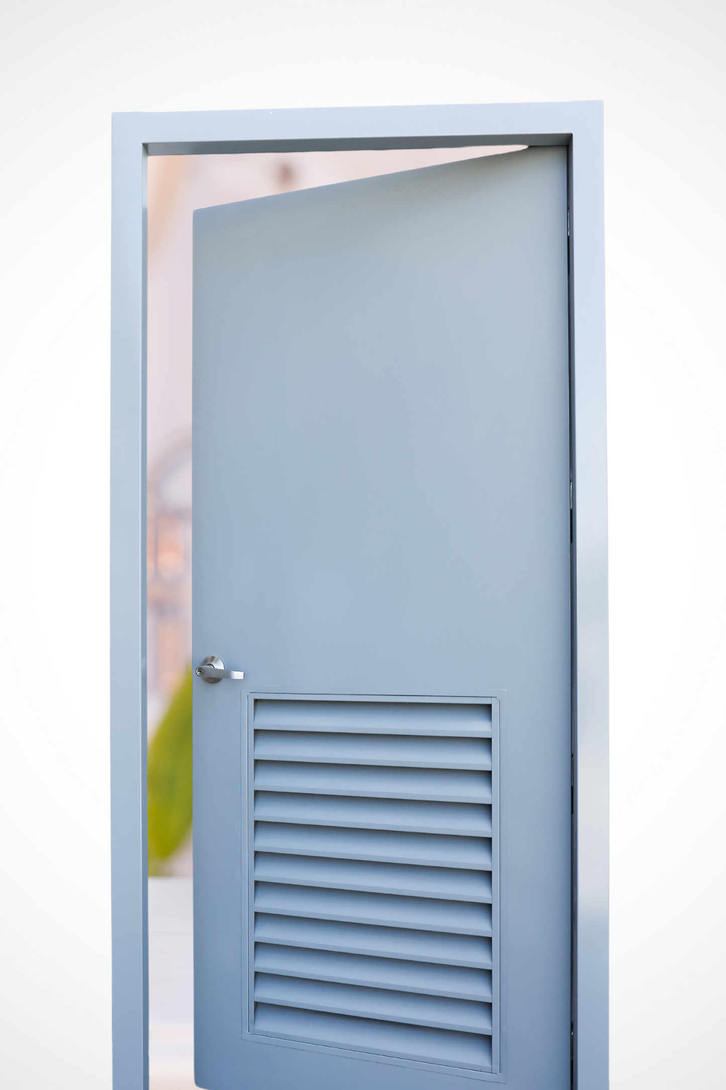 Plain Steel Door | With Half Bottom Louver